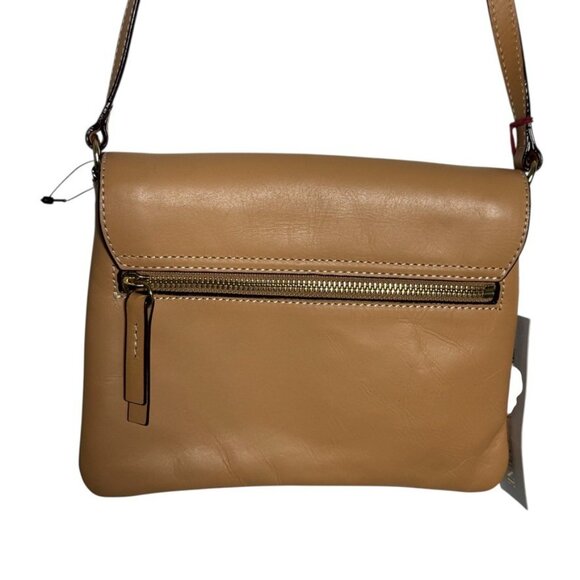 Frances Valentine Maggie Natural Vachetta Leather Crossbody Bag NWT - Picture 4 of 11